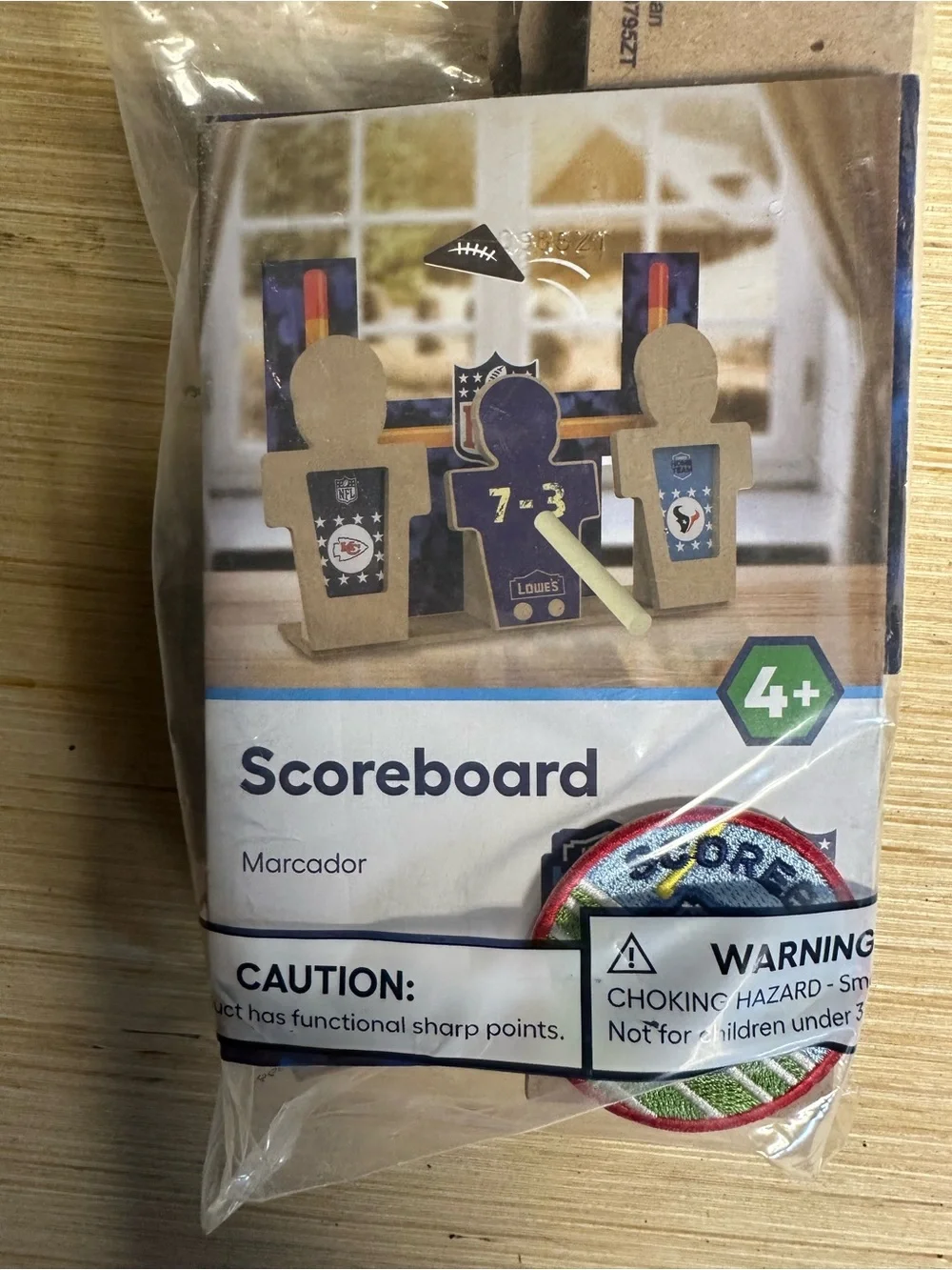 Scoreboard Kids Building Set - Neutral Wood Color